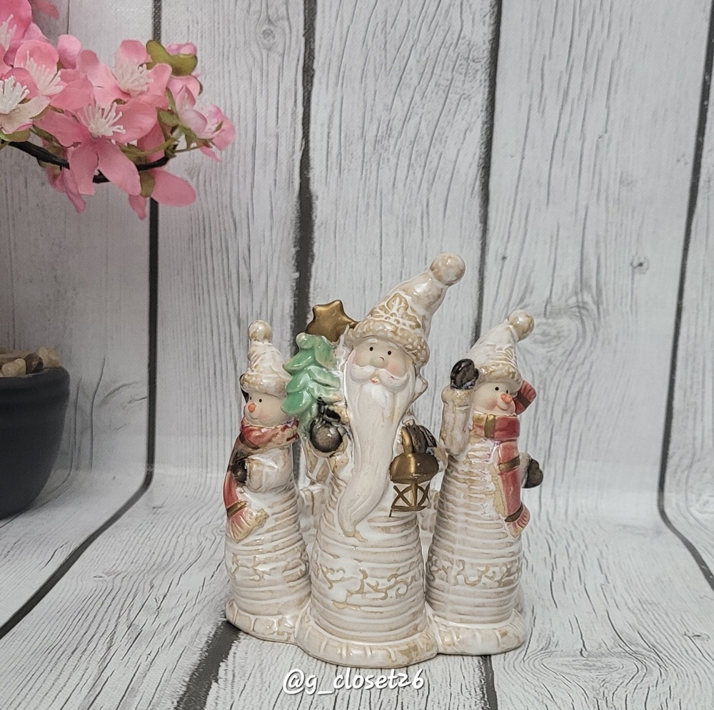 Snowmen and The Wizard Candle Holder